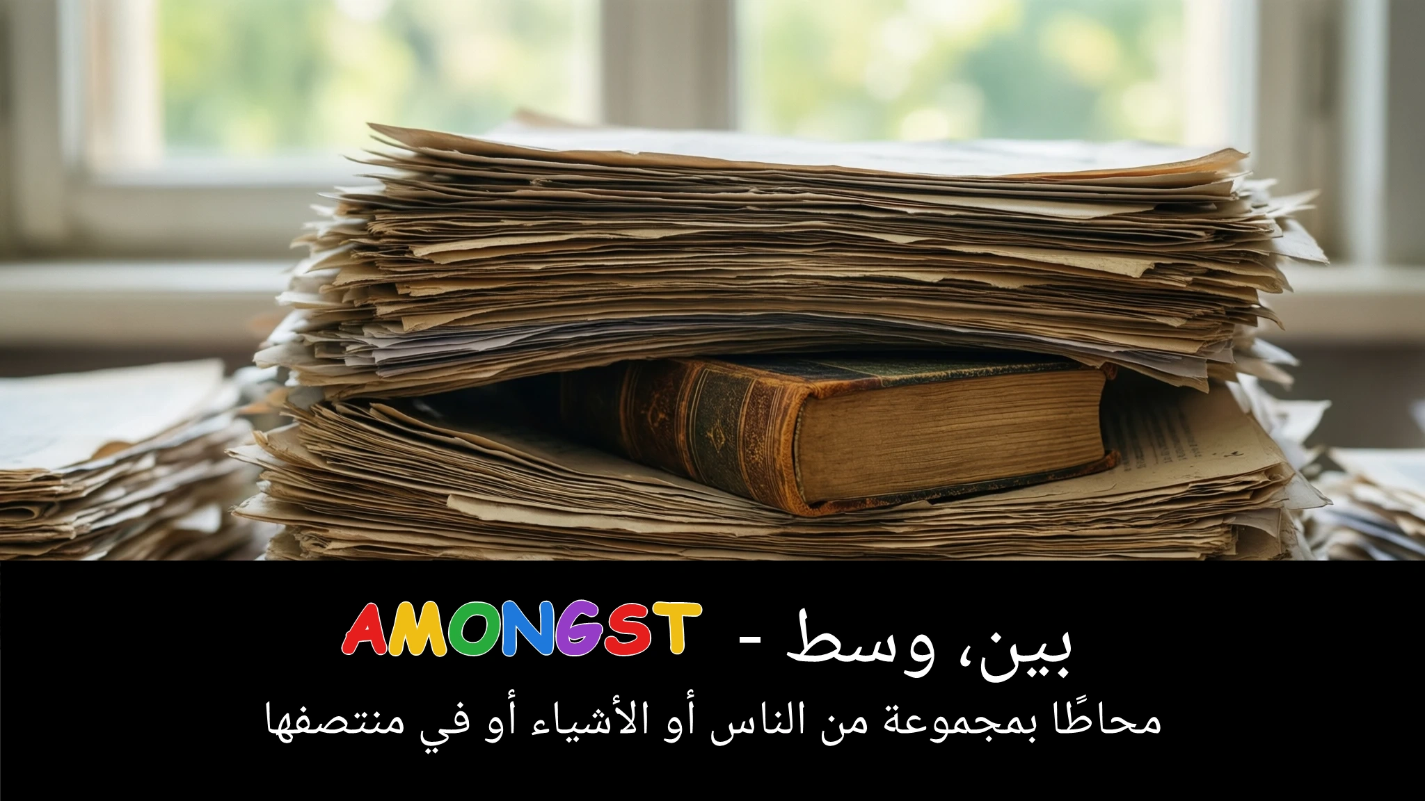 Arabic Illustration for amongst